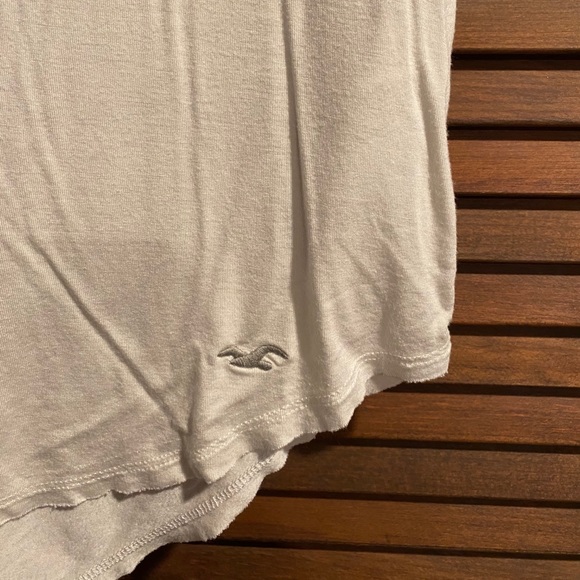 Hollister white lace up top - Picture 3 of 3